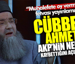 Cübbeli Ahmet AKP’nin neden kaybettiğini açıkladı